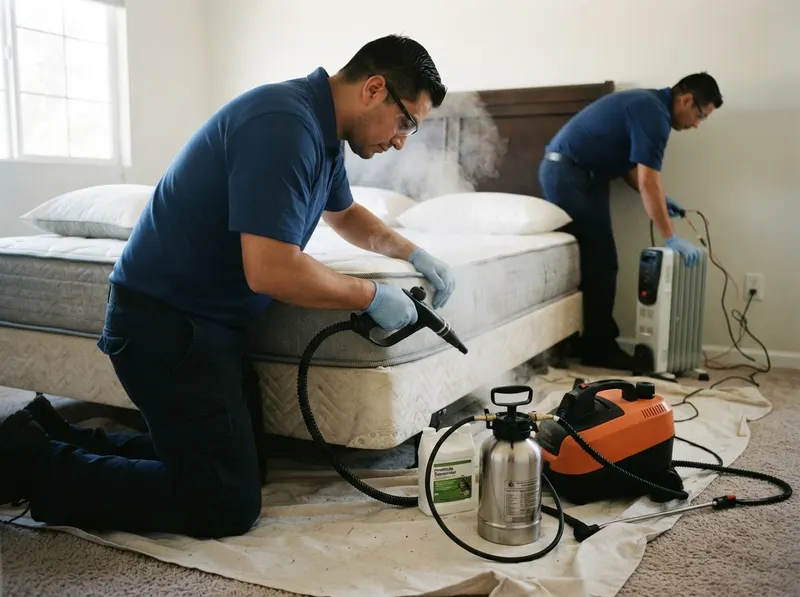 Bed Bug Thermal and Chemical Elimination in Roseville, CA
